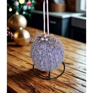Handmade Crocheted Christmas Ornament Christmas Bauble